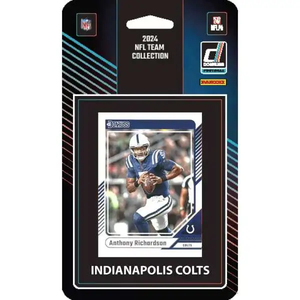 NFL Indianapolis Colts 2024 Donruss Football Trading Card Team Set