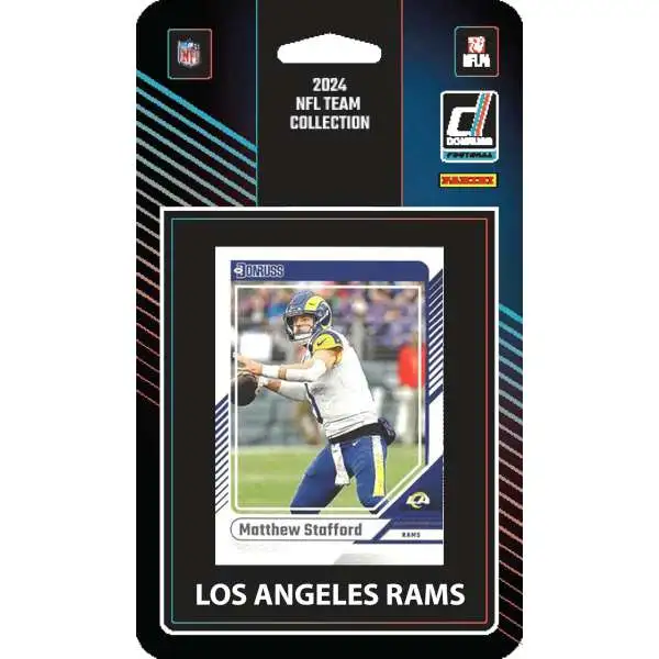 NFL Los Angeles Rams 2024 Donruss Football Trading Card Team Set