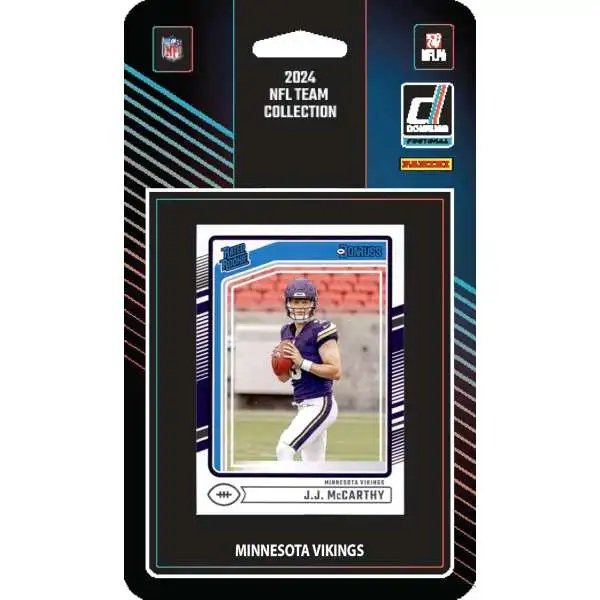 NFL Minnesota Vikings 2024 Donruss Football Trading Card Team Set