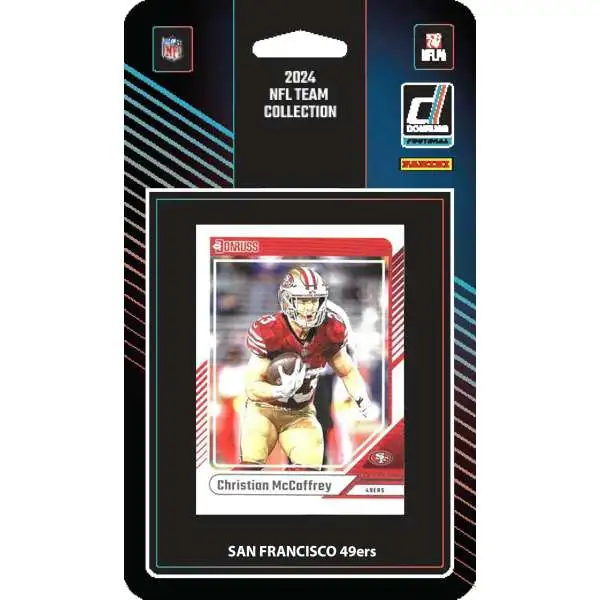 NFL San Francisco 49ers 2024 Donruss Football Trading Card Team Set
