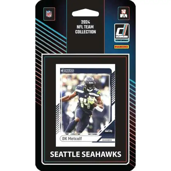 NFL Seattle Seahawks 2024 Donruss Football Trading Card Team Set