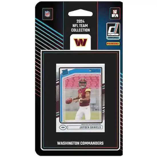 NFL Washington Commanders 2024 Donruss Football Trading Card Team Set