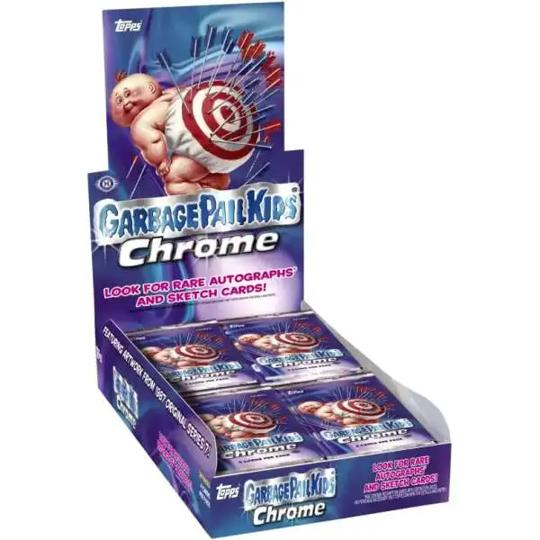 Garbage Pail Kids Topps 2024 Chrome Trading Card HOBBY Box [24 Packs]