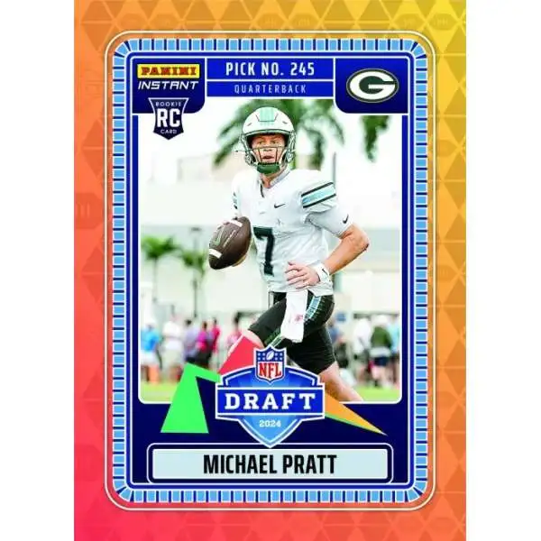 NFL 2024 Instant Draft Night Football Michael Pratt NFLDN-21 [Rookie]