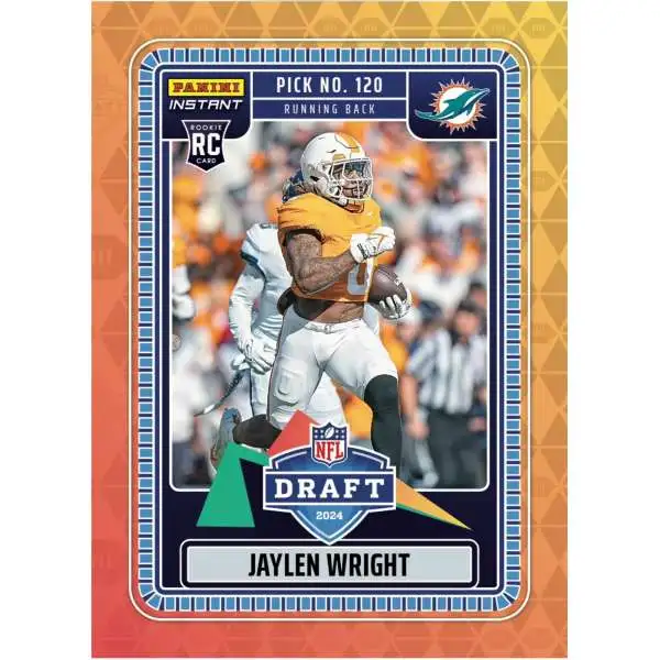 NFL 2024 Instant Draft Night Football Jaylen Wright NFLDN-30 [Rookie]