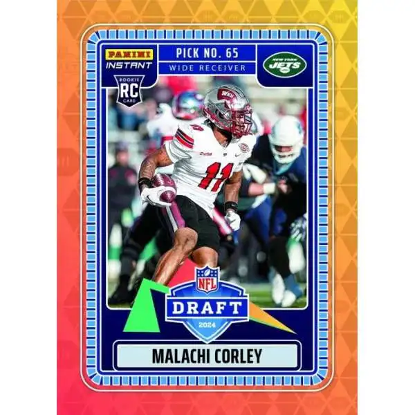 NFL 2024 Instant Draft Night Football Malachi Corley NFLDN-31 [Rookie]