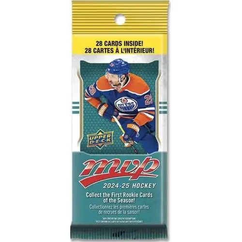 NHL Upper Deck 2024-25 MVP Hockey Trading Card VALUE Pack [28 Cards]