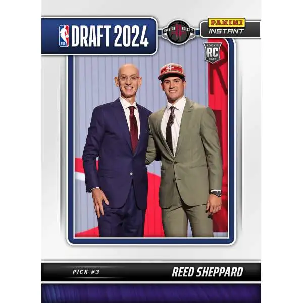 NBA 2024-25 Instant Draft Night Basketball Reed Sheppard #3 [Rookie, Pick #3]