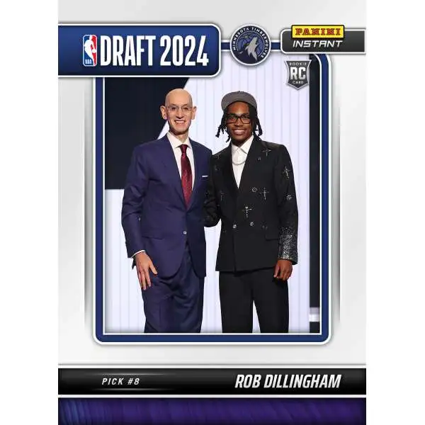 NBA 2024-25 Instant Draft Night Basketball Rob Dillingham #7 [Rookie, Pick #8]