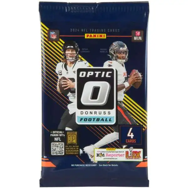 NFL Panini 2024 Donruss Optic Football Trading Card BLASTER Pack [4 Cards]
