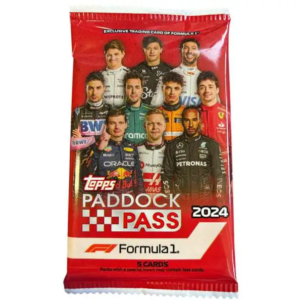 Formula 1 Topps 2024 Paddock Pass Trading Card Blaster Pack [5 Cards]