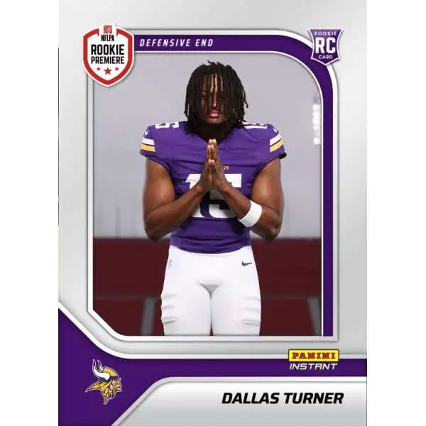 NFL 2024 Instant RPS First Look Football Dallas Turner RPSFL-7 [Rookie]
