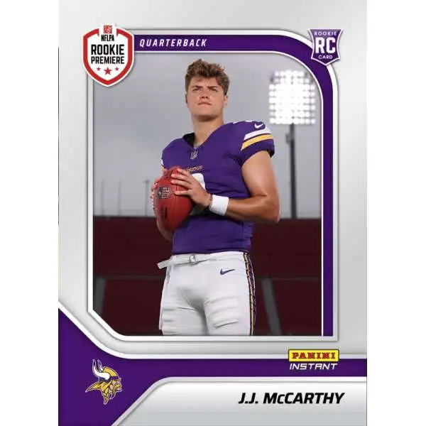 NFL Minnesota Vikings 2024 Instant RPS First Look Football J.J. McCarthy RPSFL-8 [Rookie]