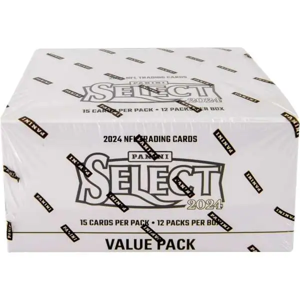 NFL Panini 2024 Select Football Trading Card VALUE Box [12 FAT Packs]