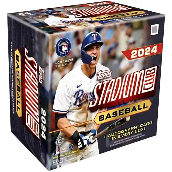 MLB Topps 2024 Stadium Club Baseball Trading Card HOBBY Compact Box [8 Packs]