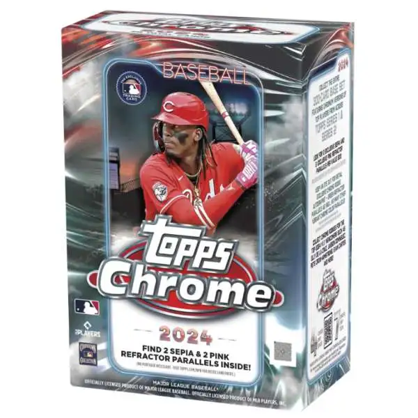 MLB Topps 2024 Chrome Baseball Trading Card BLASTER Box [7 Packs]