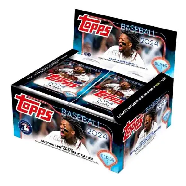 MLB Topps 2024 Series 1 Baseball Trading Card HOBBY Pack 12 Cards ToyWiz