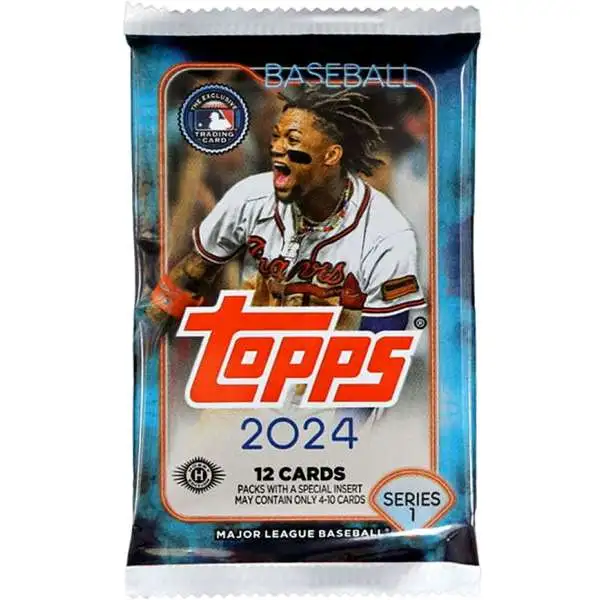 MLB Topps 2024 Series 1 Baseball Trading Card RETAIL Pack 14 Cards ToyWiz