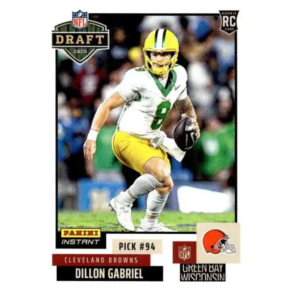 NFL 2025 Instant Draft Night Football Dillon Gabriel NFLDN-39 [Rookie]