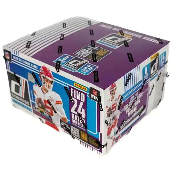 NFL Panini 2025 Donruss Football Trading Card RETAIL Box [24 Packs]
