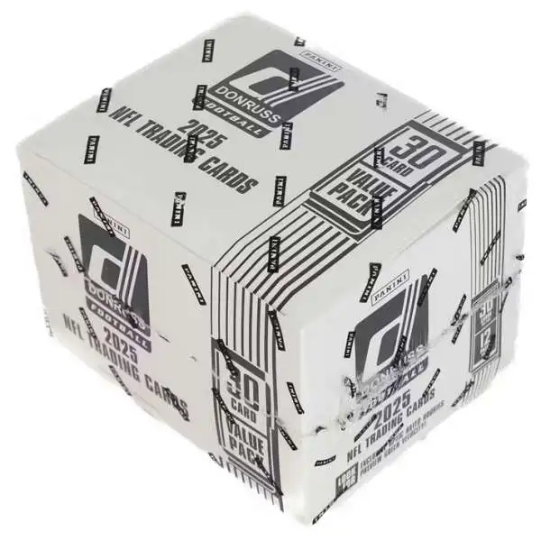 NFL Panini 2025 Donruss Football Trading Card VALUE Box [12 FAT Packs]