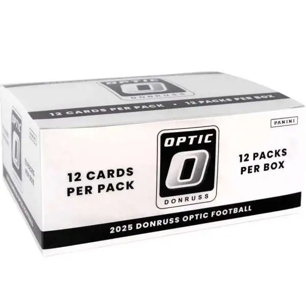 NFL Donruss 2025 Optic Football Trading Card VALUE Box [12 FAT Packs]