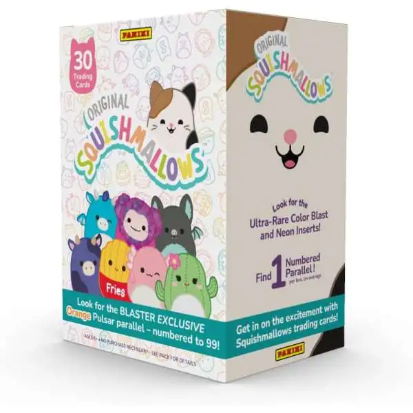 Squishmallows Panini 2025 Trading Card BLASTER Box [6 Packs]