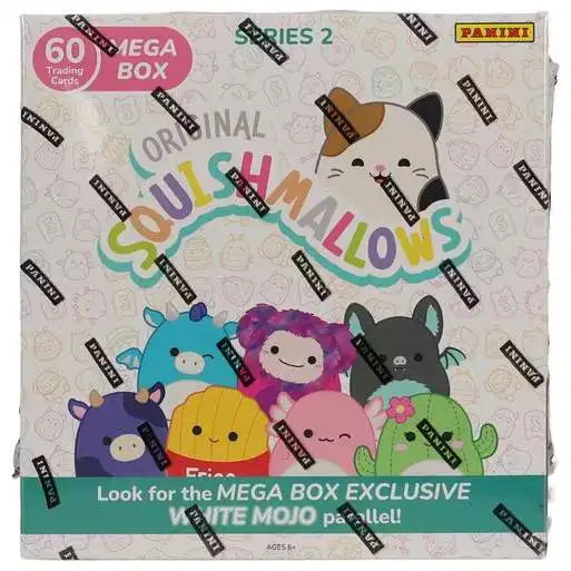 Squishmallows Panini 2025 Trading Card MEGA Box [12 Packs]