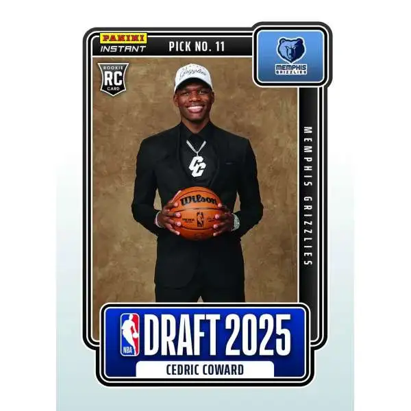 NBA Phoenix Suns 2025-26 Instant Draft Night Basketball Cedric Coward NBADN-11 [Rookie]