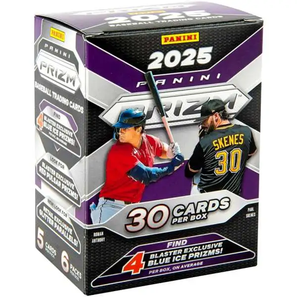 MLB Panini 2025 Prizm Baseball Trading Card BLASTER Box [6 Packs]