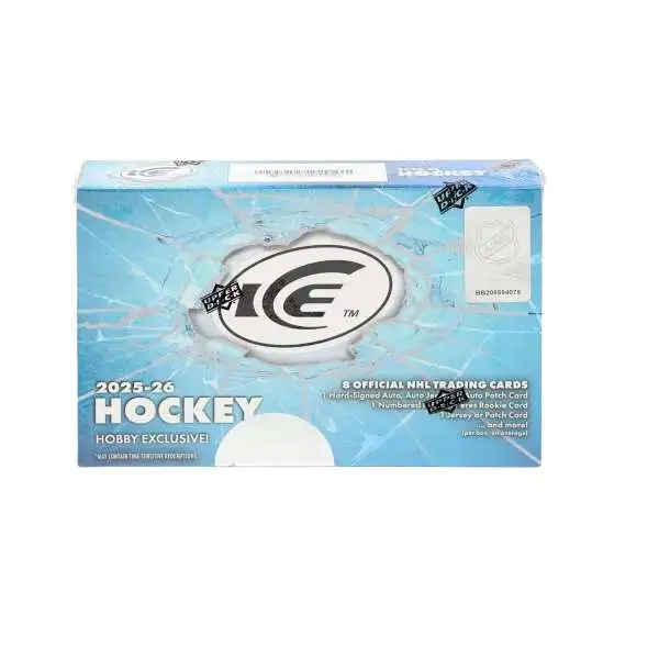 NHL Upper Deck 2025-26 Ice Hockey Trading Card HOBBY Box [8 Cards]