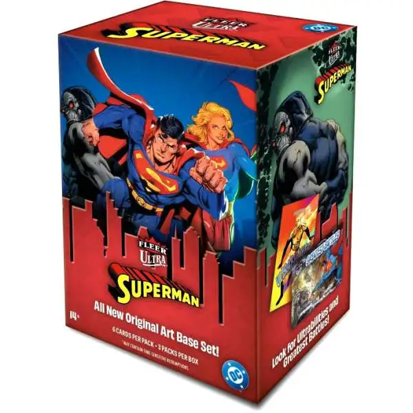 DC Fleer Ultra 2025 Superman Trading Card BLASTER Box [3 Packs]