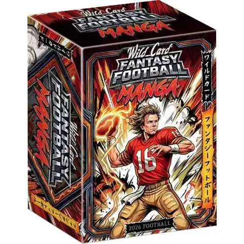 NFL Wild Card 2026 Fantasy Football MANGA Trading Card Box [5 Packs]