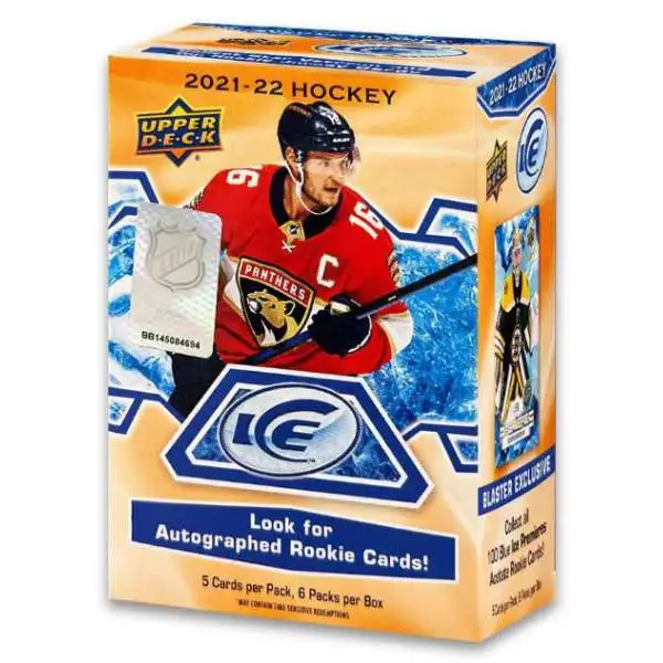 NHL Upper Deck 2021-22 ICE Hockey Trading Card BLASTER Box [6 Packs]