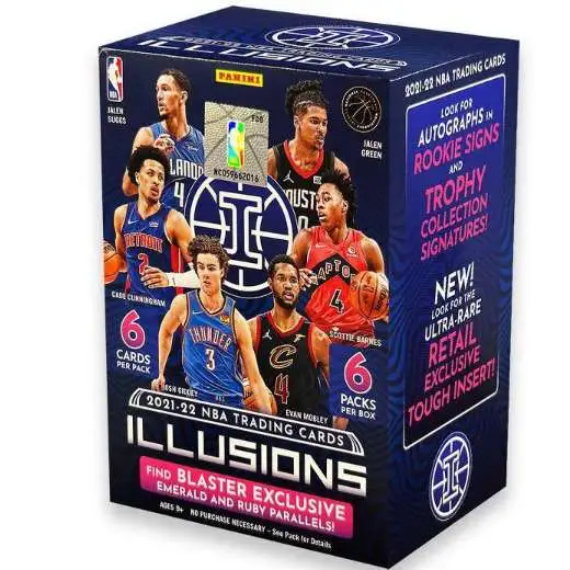 NBA Panini 2021-22 Illusions Basketball Trading Card BLASTER Box [6 Packs]