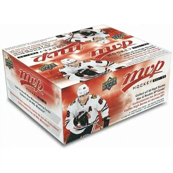 NHL Upper Deck 2021-22 MVP Hockey Trading Card RETAIL Box [36 Packs]