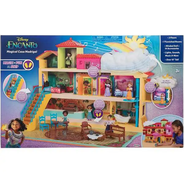 Disney Encanto Magical Casa Madrigal House 3-Inch Small Doll Playset