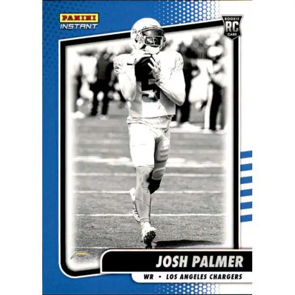 2021 PANINI BLACK JOSH PALMER AUTOGRAPH ROOKIE AUTO #91/99 CHARGERS