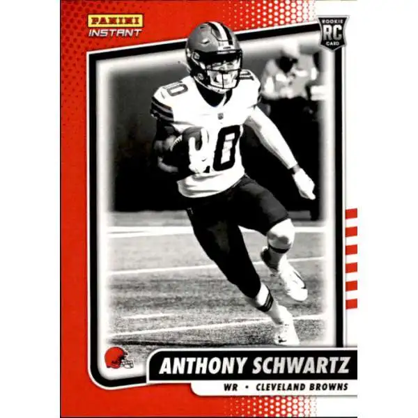 NFL 2021 Instant Football Black & White Rookies Anthony Schwartz BW27 [1 of 2728]