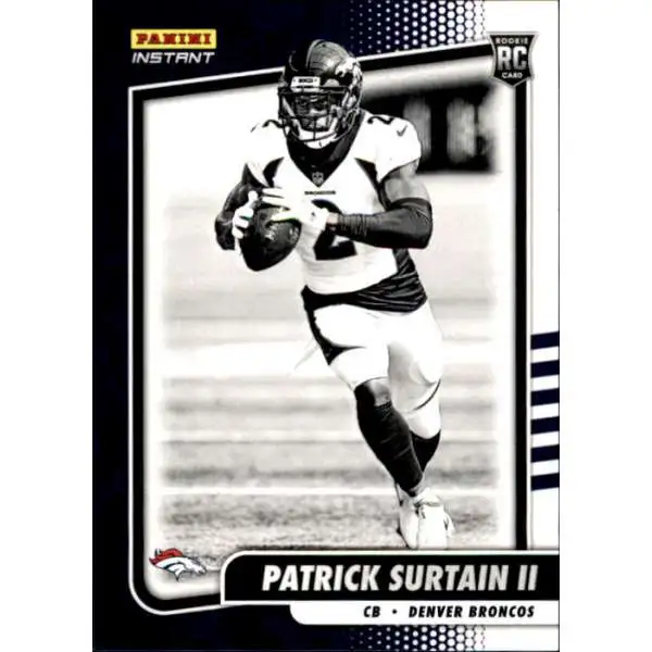 NFL 2021 Instant Football Black & White Rookies Patrick Surtain II BW38 [1 of 2728]