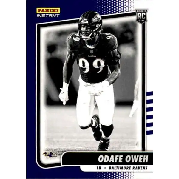 NFL 2021 Instant Football Black & White Rookies Odafe Oweh BW39 [1 of 2728]