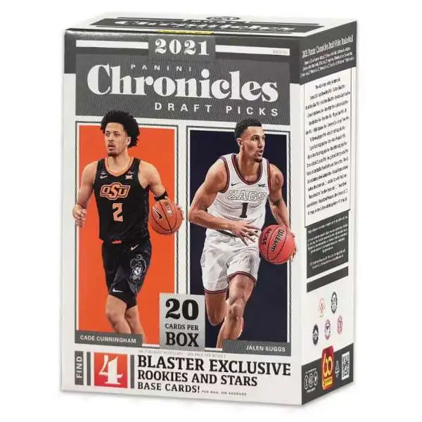NBA Panini 2021 Chronicles Draft Picks Basketball Trading Card BLASTER Box [4 Packs]