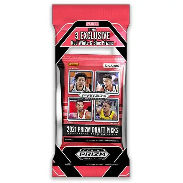 NBA Panini 2021 Prizm Draft Picks Basketball Trading Card VALUE Pack [12 Cards]