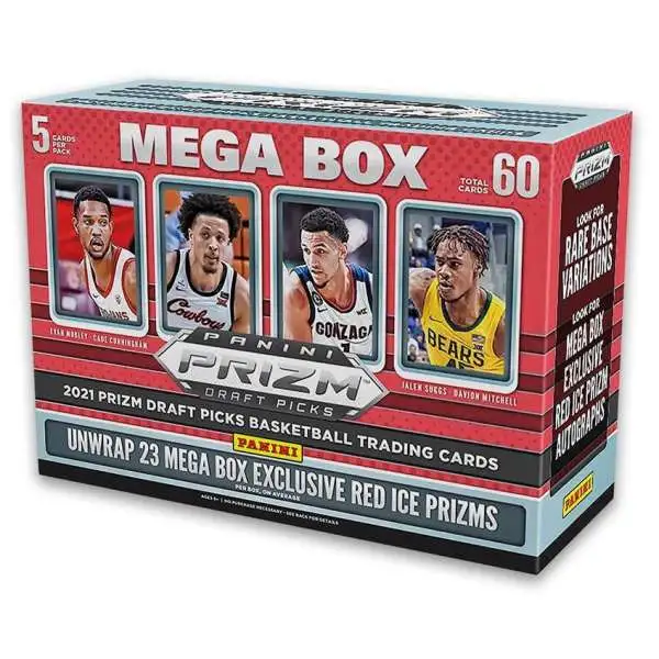 NBA Panini 2021 Prizm Draft Picks Basketball Trading Card MEGA Box [12 Packs]