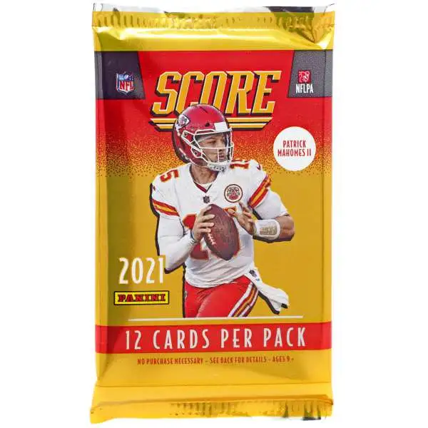 NFL Panini 2021 Score Football Trading Card RETAIL Pack [12 Cards]