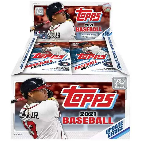 MLB Topps 2021 Update Baseball Trading Card RETAIL Box [24 Packs]