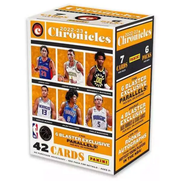 NBA Panini 2022-23 Chronicles Basketball Trading Card BLASTER Box [6 Packs]