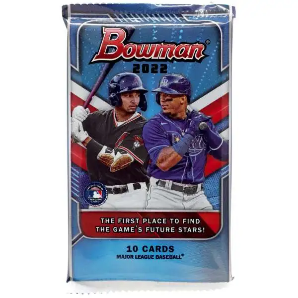 MLB Topps 2022 Bowman Baseball Trading Card MEGA Pack [10 Cards]