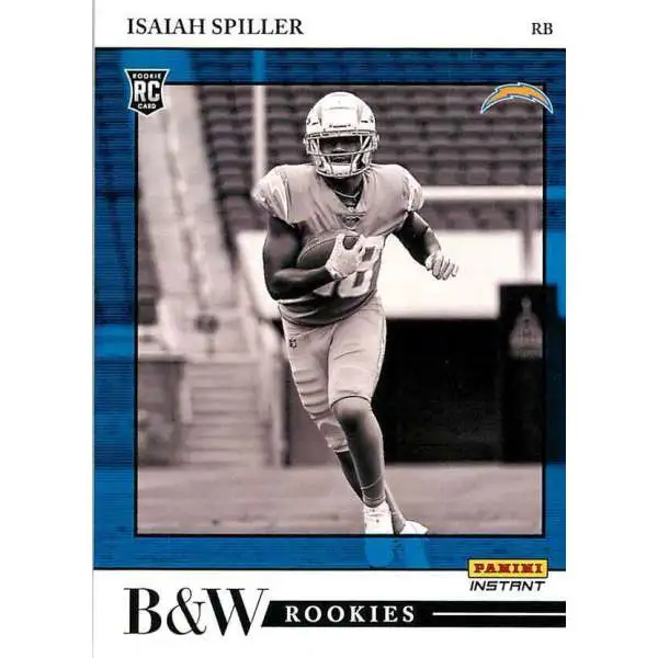 NFL 2022 Instant Black & White Rookies /649 Isaiah Spiller BW34 [Rookie Card]