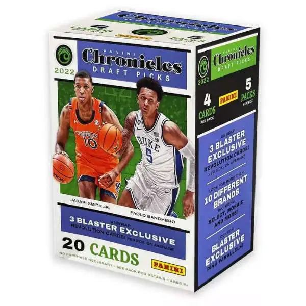 NBA Panini 2022-23 Chronicles Draft Picks Basketball Trading Card BLASTER Box [5 Packs]
